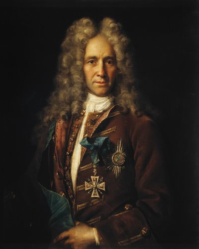 Portrait of Count G.I. Golovkin by Ivan Nikitich Nikitin